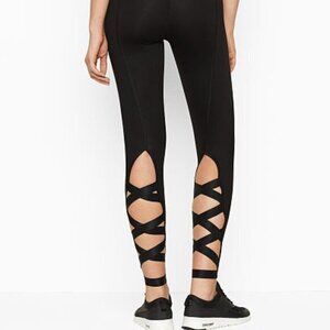 Victorias Secret Tights Small Meduim Black Knockou